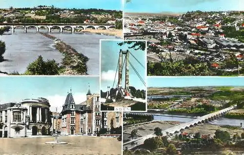 Postcard France Lot et Garonne > Agen pnt suspendu