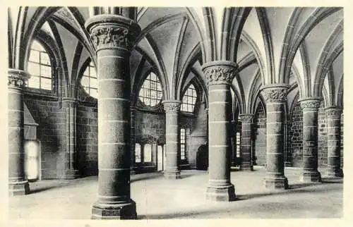 Postcard France le Mont St. Michel l'abbaye
