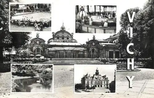 Postcard France Allier > Vichy casino