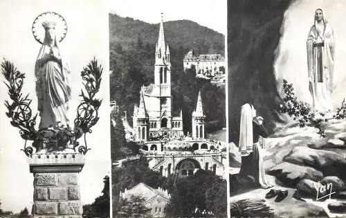 Postcard France Hautes Pyrénées > Lourdes religious scene