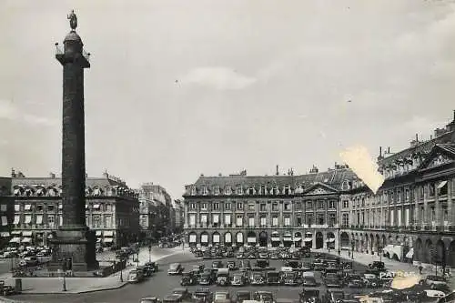 France postcard Paris Place Vendome