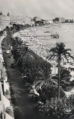 France postcard Cannes la promenade de la Croisette