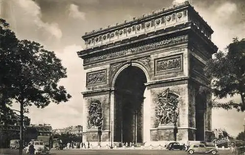 France postcard Paris Arc de Triomphe