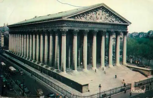 France postcard eglise de la Madeleine 1958