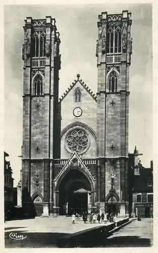 France postcard Saône et Loire > Chalon sur Saone cathedral St. Vincent