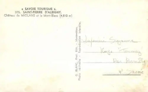France postcard Savoie > Saint Pierre d'Albigny