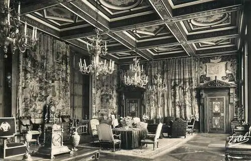 France postcard France chateau d'Anet salle des Gardes