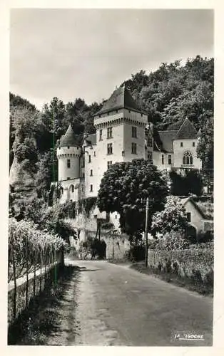 France postcard La roque Gageac le chateau
