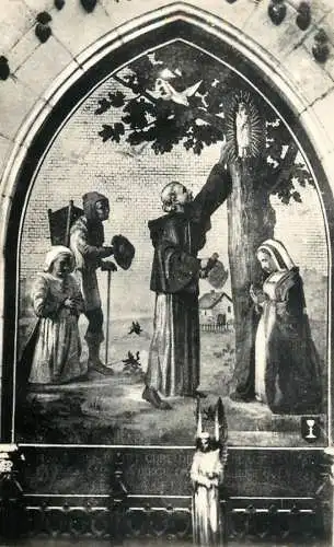 France postcard Sathe basilique Notre Dame du Chene