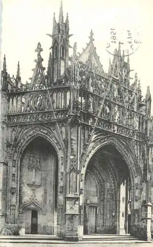 France postcard Alencon eglise Notre Dame