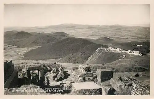 Postcard France Puy de Dome ruines du Temple de Mercure Domes