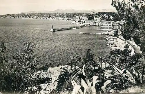 Postcard France Nice port et la baie