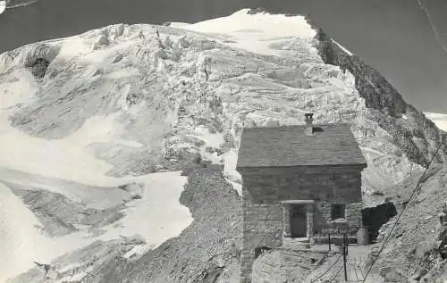 Postcard Switzerland la cabane des Vignettes le pigne d'Arolla