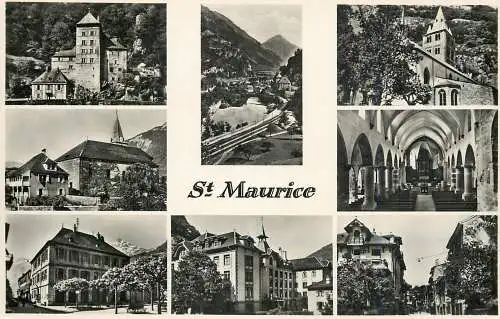 Postcard Switzerland St. Maurice