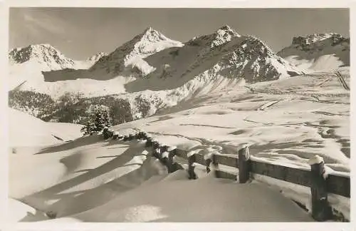 Postcard Switzerland Arosa Furkahorner