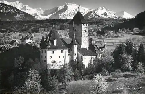 Postcard Switzerland Schloss Spiez