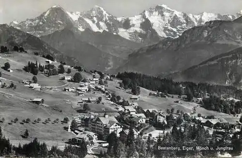 Postcard Switzerland Jungfrau Beatenberg Eiger Monch