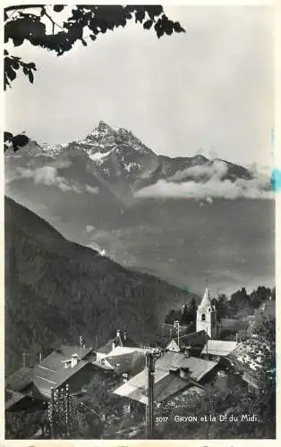 Postcard Switzerland Gryon et la Dent du Midi