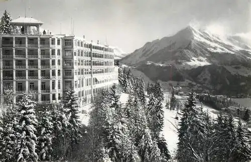 Postcard Switzerland Leysin village de neige du club Mediterranee