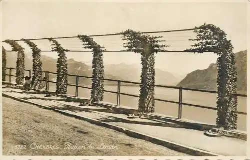 Postcard Switzerland Chexbres balcon du Leman