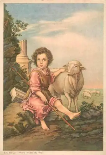 Murillo fine art Madrid museo del Prado postcard