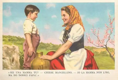 La piccola storia di Marcellino Pane e Vino a cura di Frate Indovino 1957