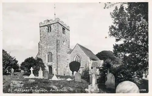 Postcard United Kingdom England Angmering St. Margaret church