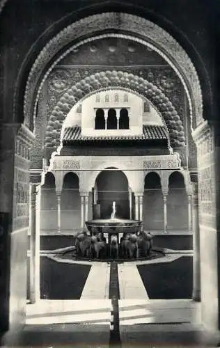 Spain postcard Granada Alhambra