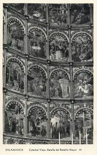 Spain postcard Salamanca catedral vieja