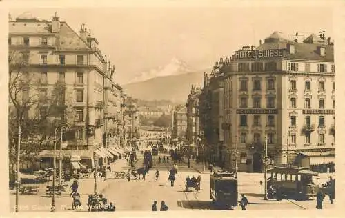 Switzerland Geneve Rue de Mont-Blanc