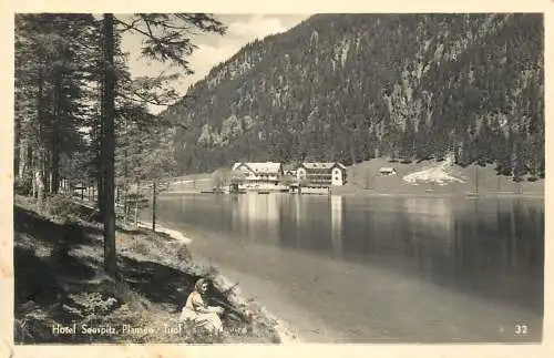 Austria postcard Hotel Seespitz Plansee