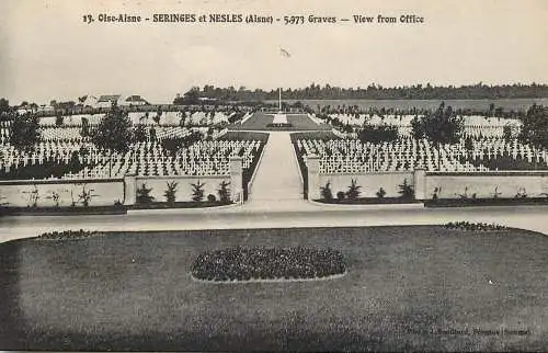 France Oise-Aisne Seringes et Nesles (Aisne) - cimitiere