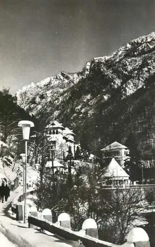 Romania Baile Herculane aspect de iarna