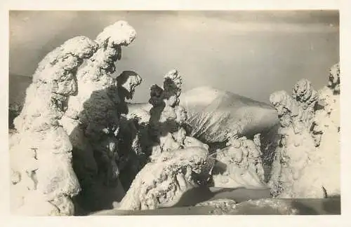 Germany postcard Rubezahl's Masken gegen uber der Scheekoppe