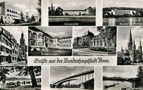 Germany postcard Grube aus der Bundeshauptstadt Bonn