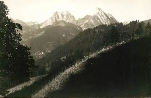 Germany postcard Schonried Rublihorn und Gumfluh