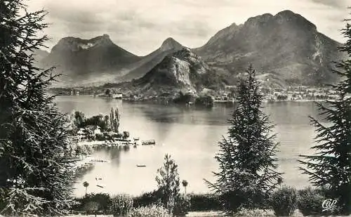France postcard lac d'Annecy baie de Talloires