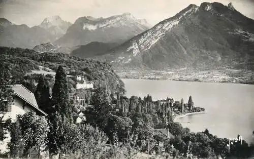 France postcard lac d'Annecy chateau