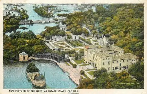 USA Miami FL Deering Estate aerial view
