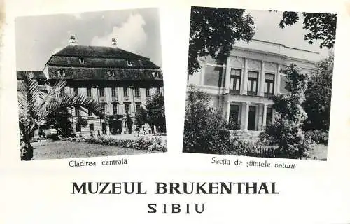 Romania Sibiu Muzeul Brukenthal diverse aspecte