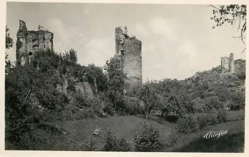 France postcard Bonnat ruines de Malval