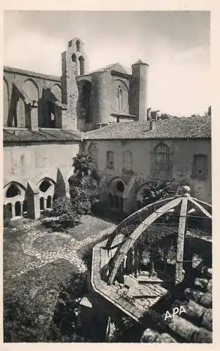 France postcard France Hérault Villeveyrac abbaye de Valmagne