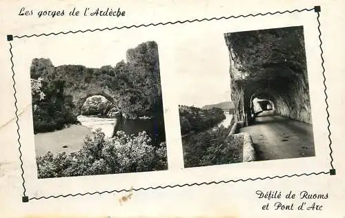 France postcard les gorges de l'Ardeche