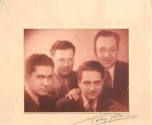 Anonymous persons group vintage photo