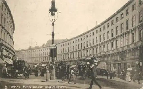 United Kingdom postcard England London Regent Street the Quadrant
