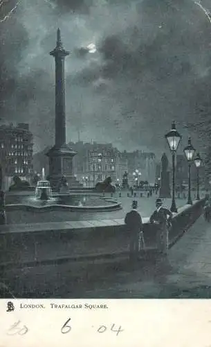 United Kingdom postcard England London Trafalgar Square
