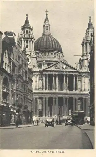 United Kingdom postcard England London St. Paul's Cathedral