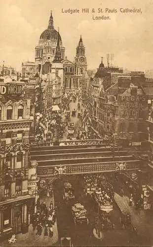 United Kingdom postcard England London St. Paul's Cathedral