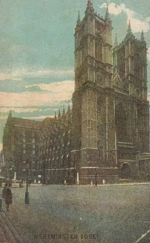 United Kingdom postcard England London Westminster Abbey