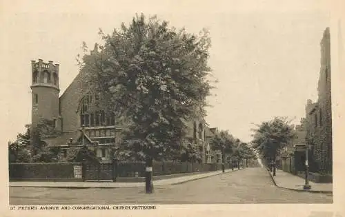 United Kingdom postcard England Kettering St. Peter's Avenue